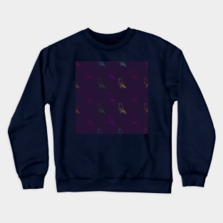 BirdsPattern Crewneck Sweatshirt